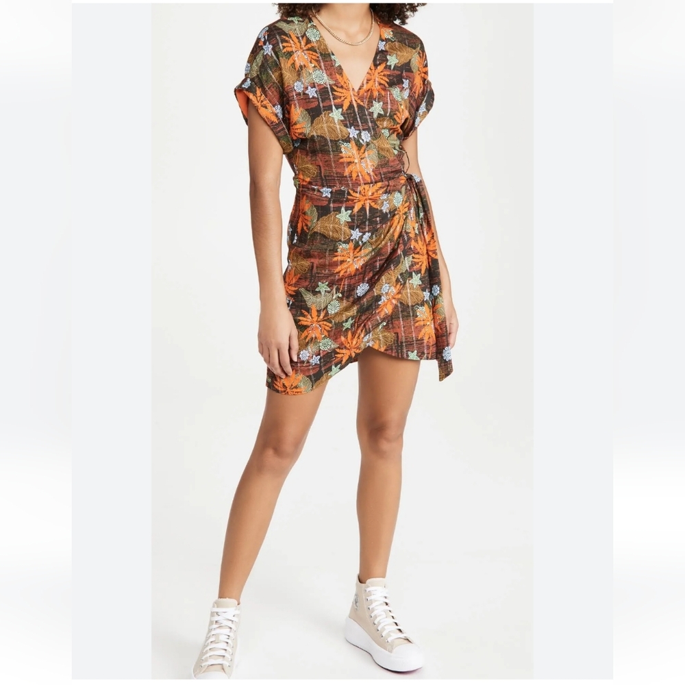 Le Superbe Lookout Mini Wrap Dress Size 2